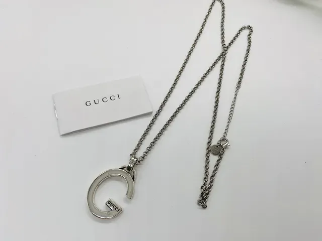 Gucci G-Logo Pendant Silver-Tone Necklace 3
