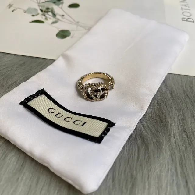 Gucci GG Key 金黑水晶镶嵌项链 5