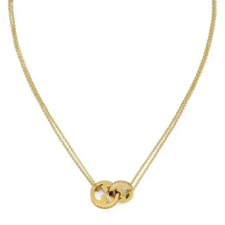 Gucci GG মারমন্ট ইন্টারলকিং ডাবল জি পাভে কলার