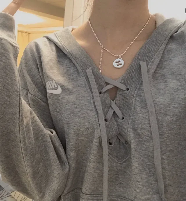 Gucci GG Marmont Interlocking G Logo Collier Chaîne à Boules Argent 3