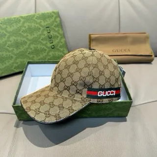 Gucci GG 印花帆布棒球帽