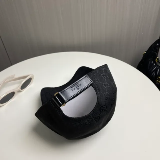 Gucci GG Monogram Canvas Web Stripe Baseball Cap 4