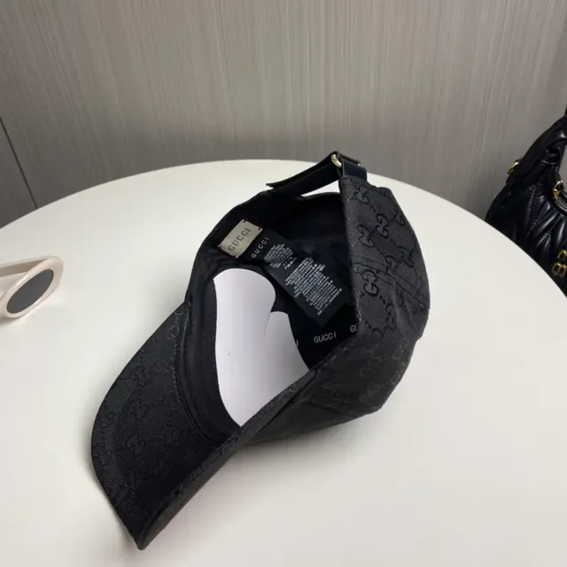 Gucci GG Monogram Canvas Web Stripe Baseball Cap 5