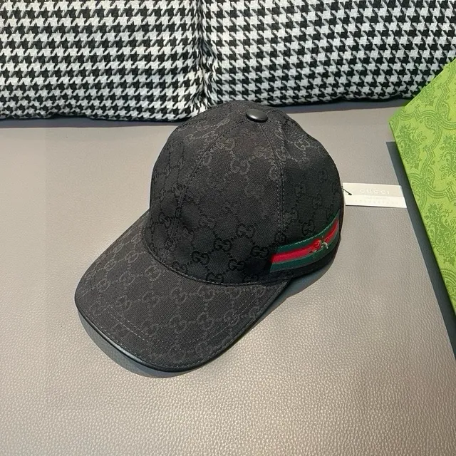 Gucci GG Monogram Web Stripe Baseball Cap 8