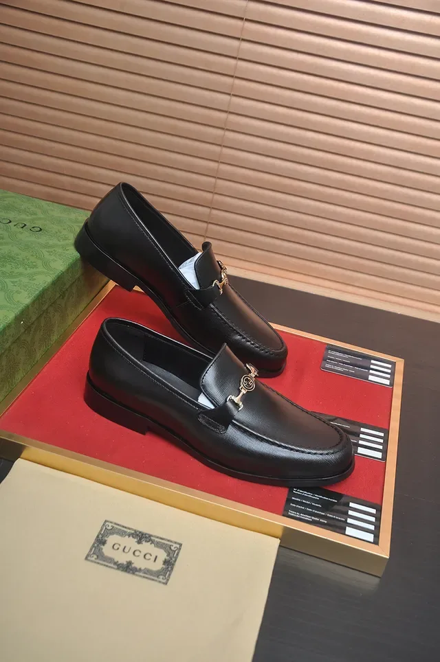 Gucci Horsebit 1955 ब्लैक लेदर हॉर्सबिट लोफर्स 4