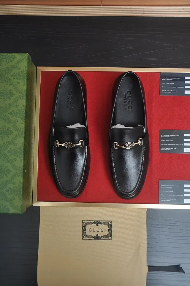 Gucci Horsebit 1955 ब्लैक लेदर हॉर्सबिट लोफर्स 5