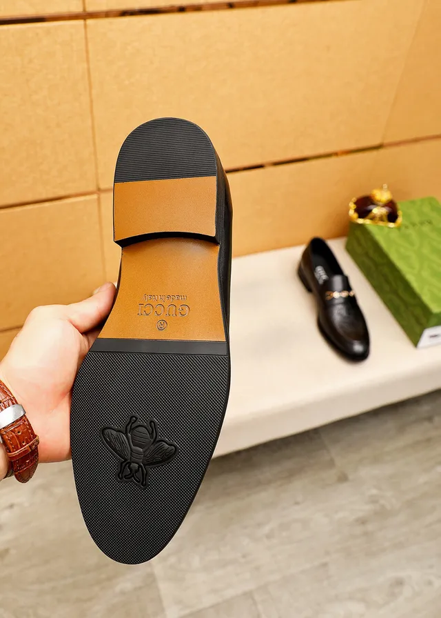 Gucci Horsebit 1955 Mocassins en cuir noir Horsebit 3