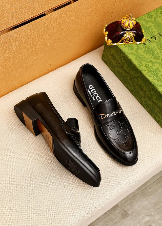 Gucci Horsebit 1955 Mocassins en cuir noir Horsebit 9