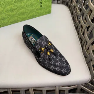 Gucci Horsebit 1955 GG Monogram কালো লোফার