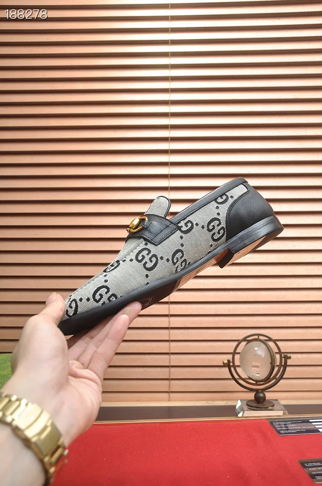 Gucci Horsebit 1955 GG Monogram Canvas loafers 6
