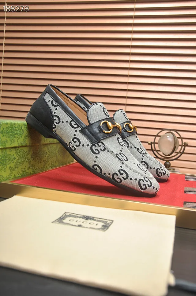 Gucci Horsebit 1955 GG Monogram Canvas loafers 8