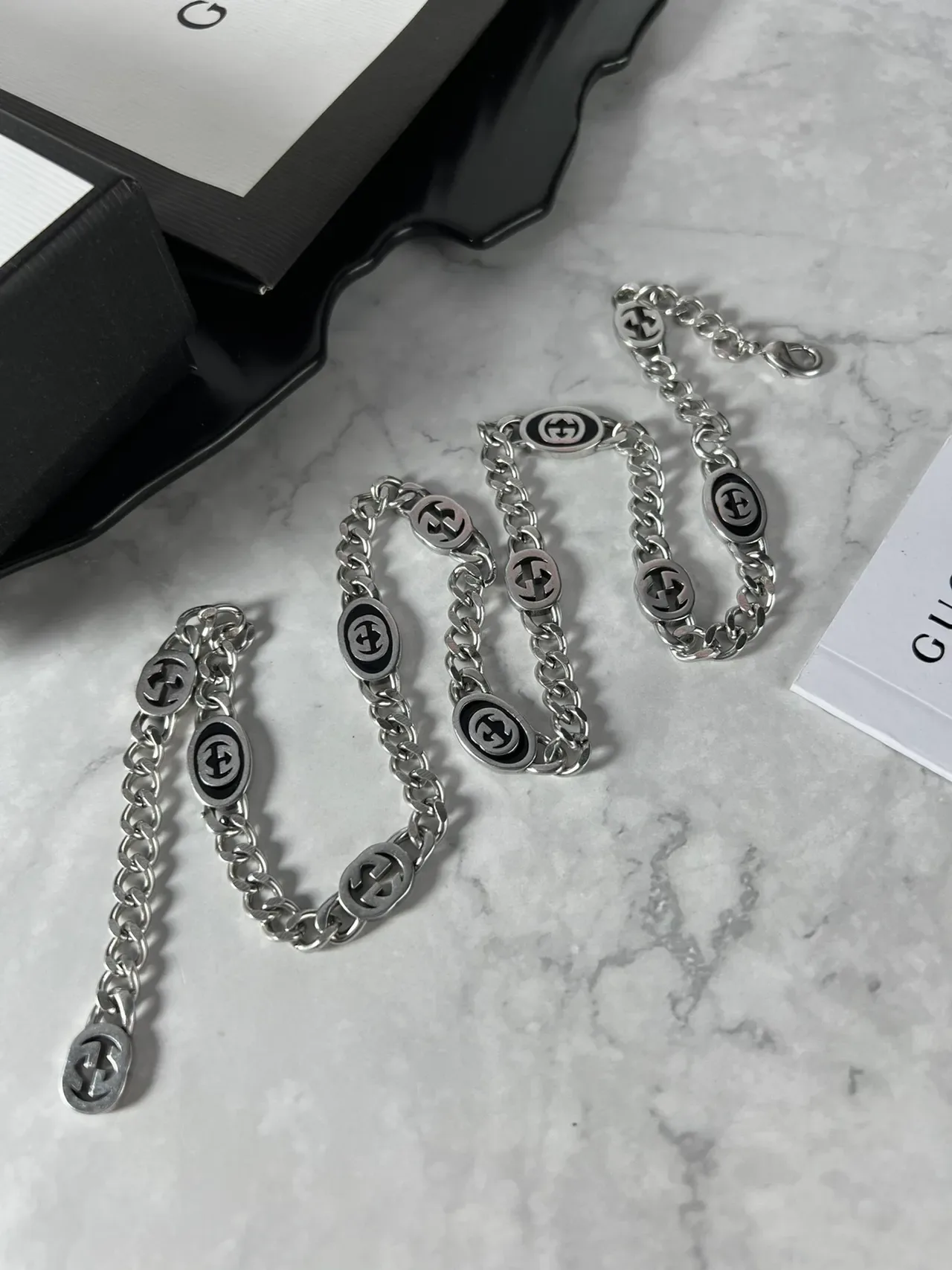 Gucci Interlocking G Logo Chain Necklace 5