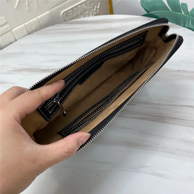 Gucci Ophidia 黑色颗粒皮信封手拿包 3