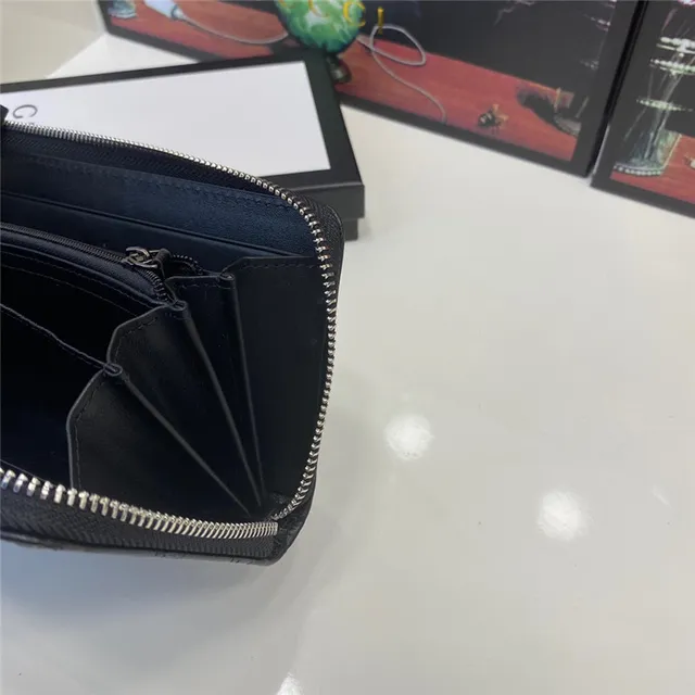 Gucci Ophidia Embossed GG Monogram Black Long Wallet 2