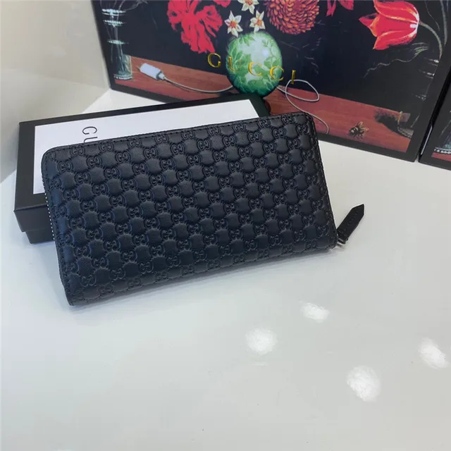 Gucci Ophidia Embossed GG Monogram Black Long Wallet 8