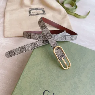Gucci Ophidia GG Monogram Cinto de couro reversível
