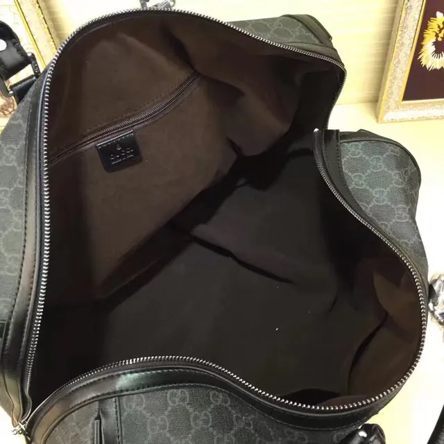 Gucci Ophidia GG Supreme Black Duffle Bag 2