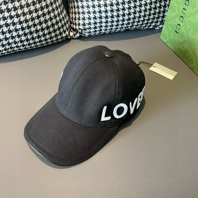 Gucci Screener Embroidered Logo Baseball Cap 2