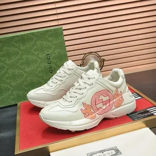 Gucci Screener Flame Off-White zapatillas lifestyle
