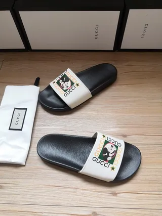 Gucci Screener Mickey Mouse Print Slippers 9