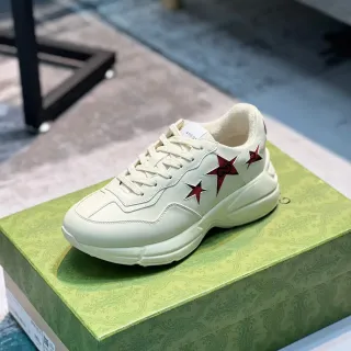 Gucci Screener Star Appliqué Off-White 生活方式运动鞋