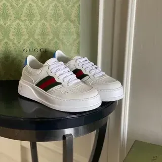 Gucci Screener Blanco Verde Rojo Web Lifestyle Sneakers