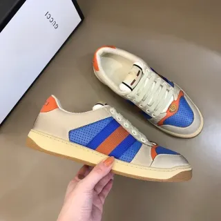 Gucci Tennis 1977 beige azul naranja Web zapatillas lifestyle