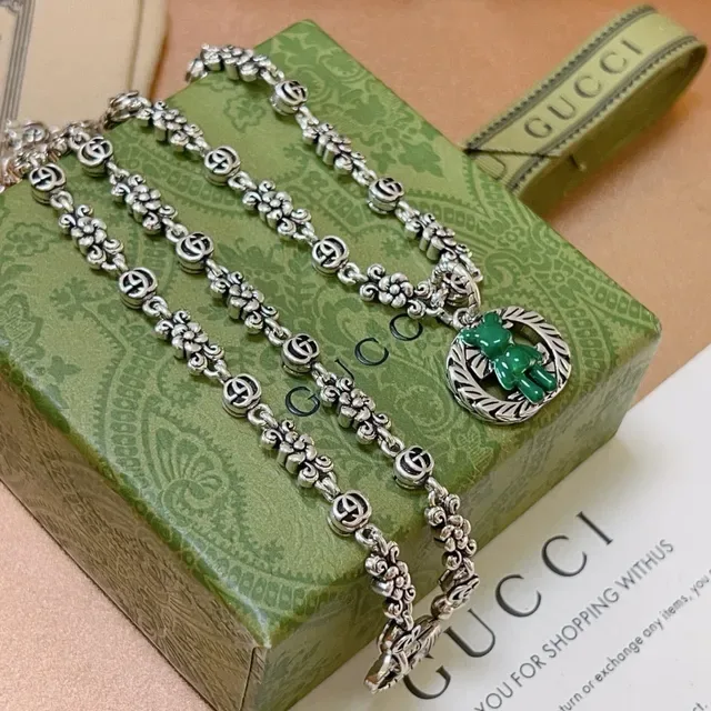 Gucci Tree of Life Pendant Silver Chain Necklace 2
