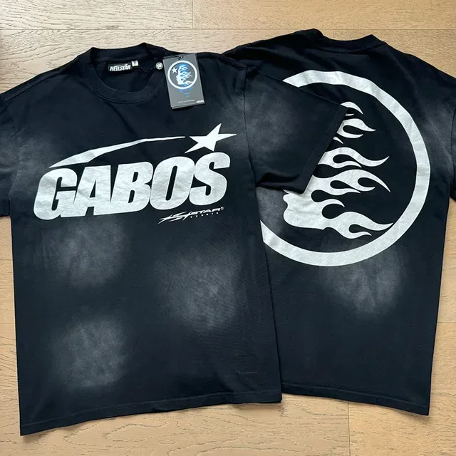 Hellstar GABOS 黑白图案印花宽松版T恤 2