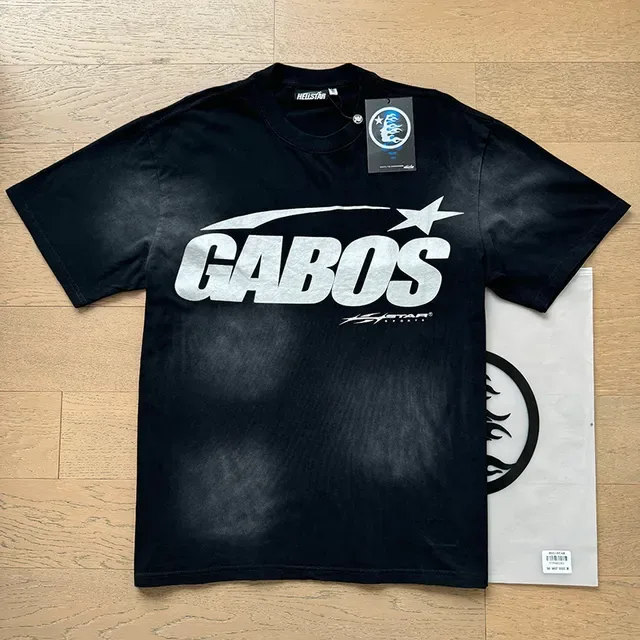 Hellstar GABOS 黑白图案印花宽松版T恤 4