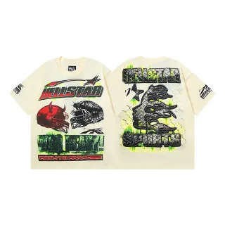 Hellstar Graphic Print Oversized T-Shirt