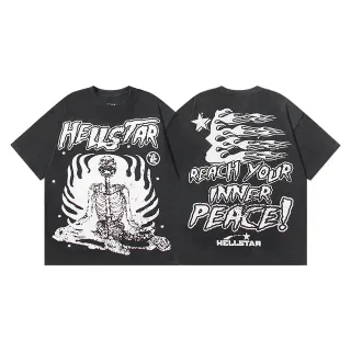 Hellstar Oversized Graphic Print Black T-Shirt