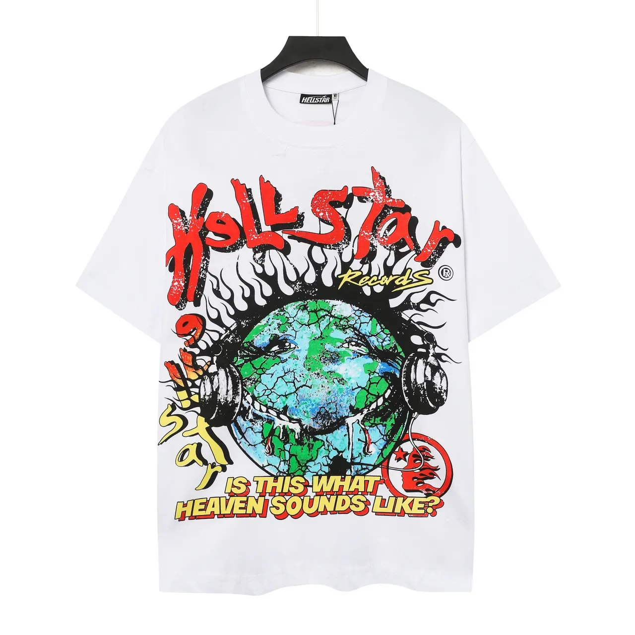 Hellstar Records 印花宽松T恤 4