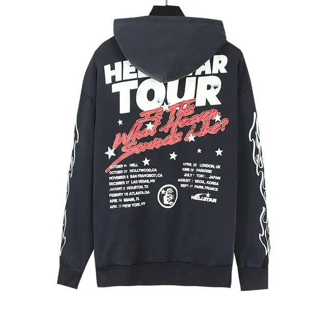 Hellstar Tour Graphic Oversized Hoodie 4