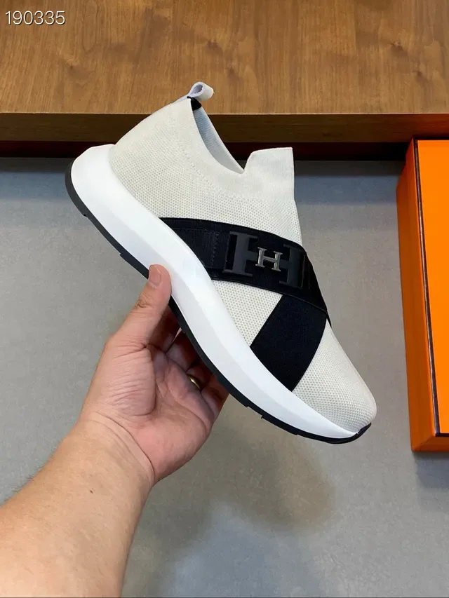 Hermès H-Logo Sangle Tricot Slip-On Chaussures Lifestyle 7