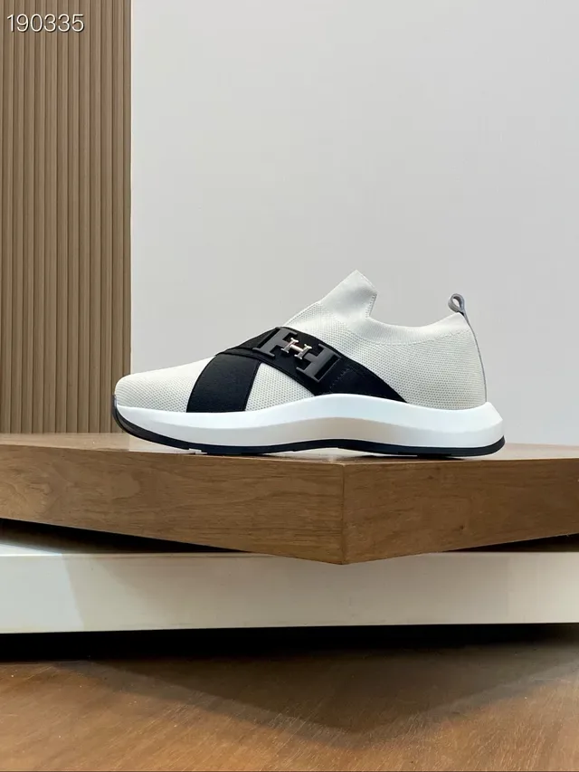 Hermès H-Logo Sangle Tricot Slip-On Chaussures Lifestyle 8