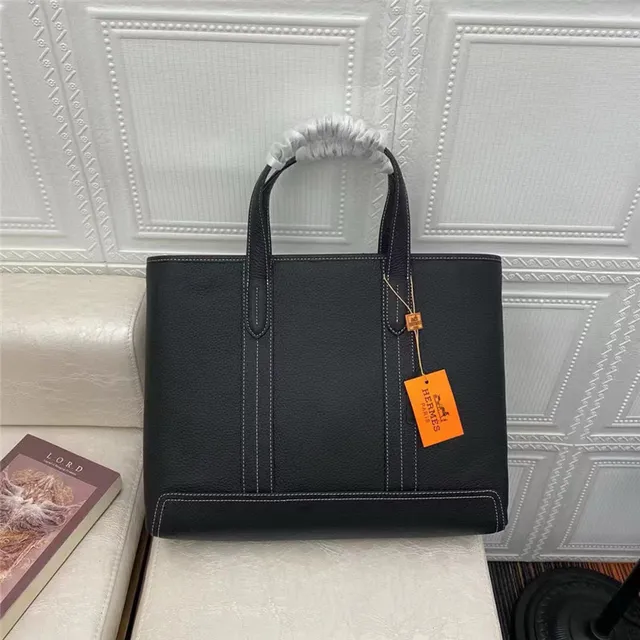 Hermès Picotin Lock 黑色粒面皮革手提包 9