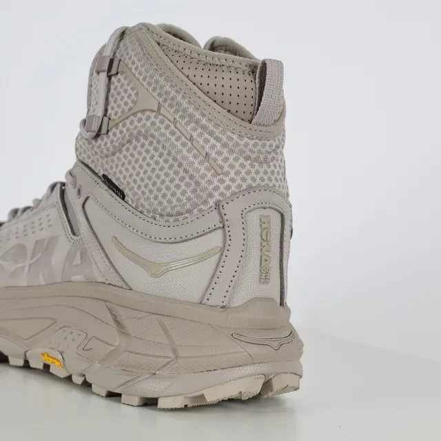 Hoka Beige High-Top Mesh-and-TPU Upper Hiking Boots 4