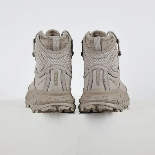 Hoka Beige High-Top Mesh-and-TPU Upper Hiking Boots 8