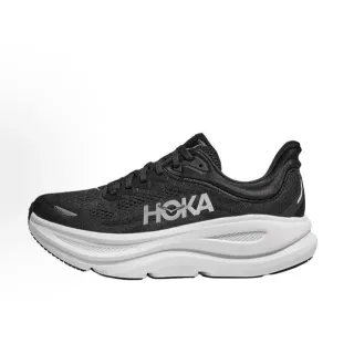 Hoka काला सफेद इंजीनियर मेश अपर स्कल्प्टेड मिडसोल रनिंग जूते