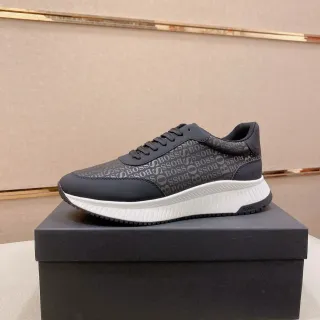 Hugo Boss 黑白印花生活方式运动鞋