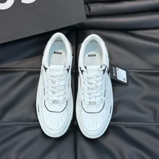 Hugo Boss Sneakers Blancs en Cuir Lifestyle