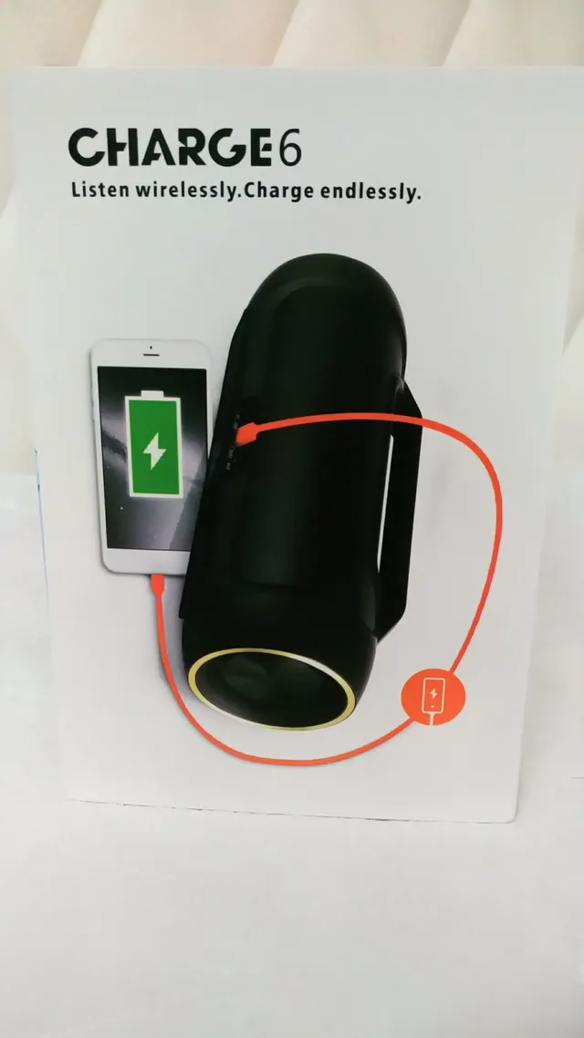 JBL Bleu et Rouge Corps Cylindrique Poignée Supérieure Intégrée Enceinte Portable 19
