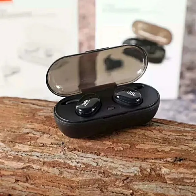 JBL Twins سماعات الأذن اللاسلكية الحقيقية أسود وأبيض TWS سماعات الأذن 4
