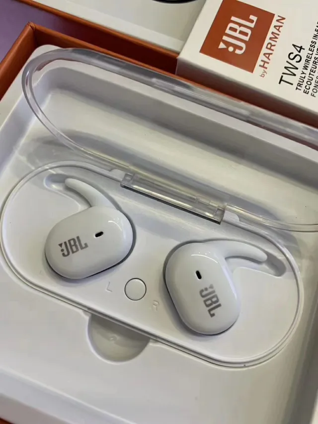 JBL Twins سماعات الأذن اللاسلكية الحقيقية أسود وأبيض TWS سماعات الأذن 21