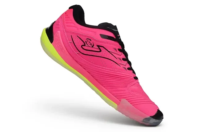 Joma Top-Flex Ultimate Shot Mini rosa neón amarillo negro zapatillas lifestyle 2