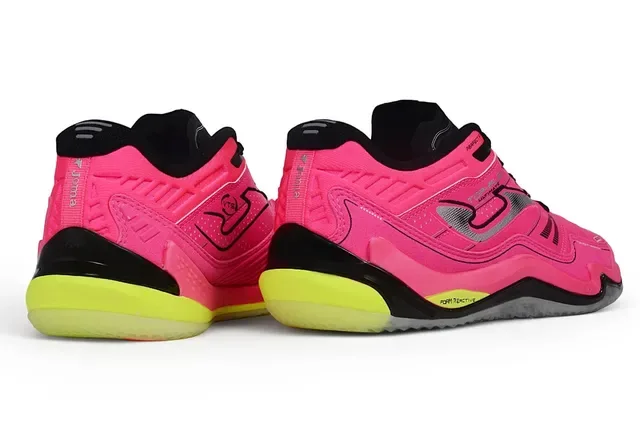 Joma Top-Flex Ultimate Shot Mini rosa neón amarillo negro zapatillas lifestyle 5