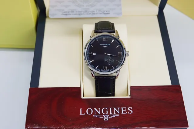 Montre Longines Noir Argent Classic Dress Dial Mécanique 2