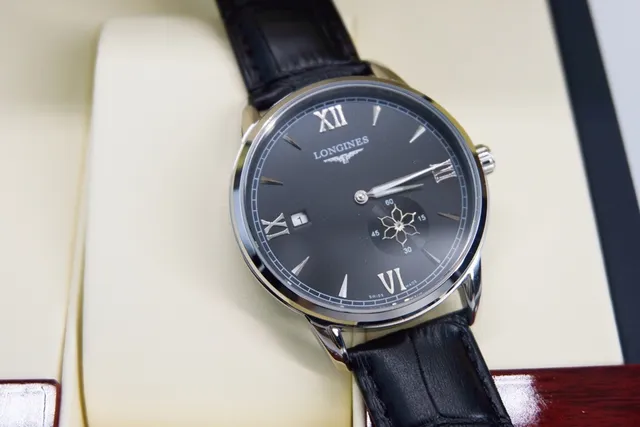 Montre Longines Noir Argent Classic Dress Dial Mécanique 5