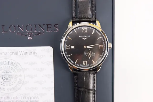 Montre Longines Noir Argent Classic Dress Dial Mécanique 7